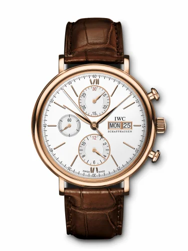 IWC Portofino Chronograph Red Gold / Silver IW3910-25 (IW391025)